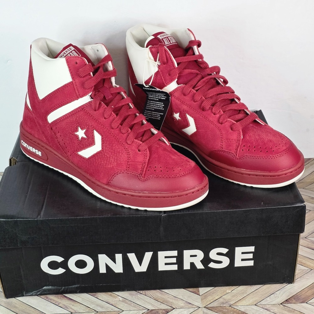 Converse Weapon Luxe Mid Sneakers 'Days Ahead' A14832C Red Men's Size 11 - Picture 2 of 9